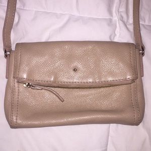 Nude leather Kate Spade cross body